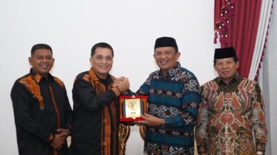 Pangdam Iskandar Muda Silaturahmi dengan Bupati Gayo Lues di Pendopo Bupati