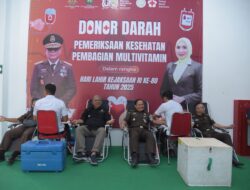Kejati Aceh Gelar Donor Darah Peringati Hari Lahir Kejaksaan