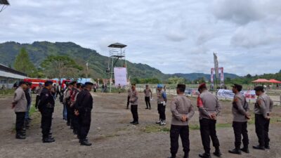 Polres Aceh Tengah Amankan Pacuan Kuda Tradisional Meriahkan HUT ke-80 RI