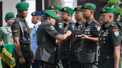 Pangdam Iskandar Muda Pimpin Upacara Sertijab dan Tradisi Satuan Pejabat Kodam IM