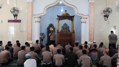 Polres Sabang Gelar Shalat Ghaib untuk Almarhum Affan Kurniawan