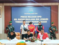 Kejati Aceh dan Polda Aceh Amankan DPO Kejari Sabang