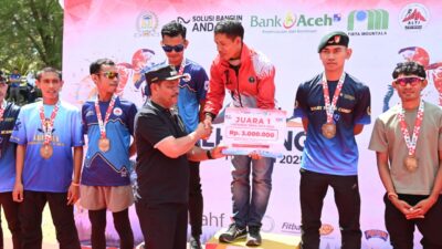Wakil Bupati Syukri Apresiasi Event Lhoknga Trail Run 2025 Diinisiasi Ketua DPRK Aceh Besar