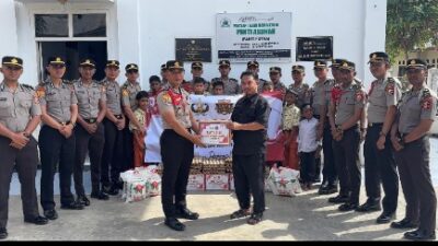 Pulang Cuti, 40 Siswa SIP Asal Polda Aceh Gelar Baksos Di Panti Asuhan