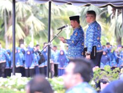 Wabup Aceh Besar Irup Peringatan Hardikda Tahun 2025 di Kota Jantho