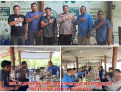 Bahas Ketahanan Pangan, Kapolres Nagan Raya Silaturahmi dengan Ketua Paguyuban Pupuk
