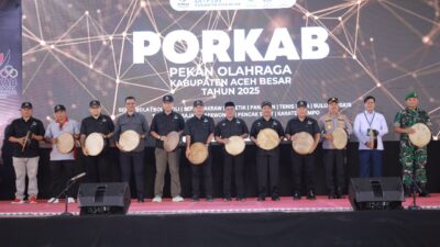 Bupati Syech Muharram Buka PORKAB 2025, Aceh Besar Target Jadi Lumbung Atlet Berprestasi