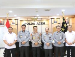 Kapolda Aceh Terima Audiensi Kakanwil Kemenkum, Bahas Sinergi Penegakan Hukum