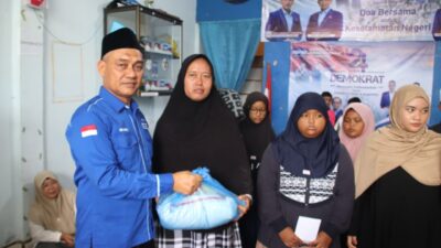 Demokrat Sabang Santuni Anak Yatim dan Bagikan Sembako Gratis