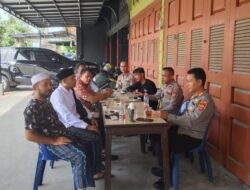 Pererat Silaturahmi dan Komunikasi, Kapolres Aceh Singkil Ngopi Bareng Masyarakat