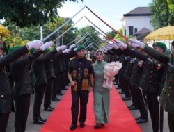 Kodam IM Gelar Tradisi Pelepasan Mayjen TNI Niko Fahrizal