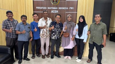 UKM Pers DETaK USK Audiensi Ke PWI Aceh, Siap Gelar Pelatihan Jurnalistik Tingkat Nasional
