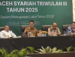 Buka Rapat Kerja Triwulan III, Sekda M Nasir Apresiasi Capaian Kinerja Jajaran Bank Aceh