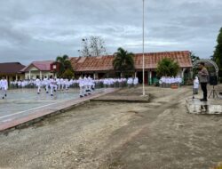 Pimpin Upacara di SMAN 1 Gunung Meriah, Kapolres Aceh Singkil Ajak Siswa Jauhi Narkoba dan Tertib Lalulintas