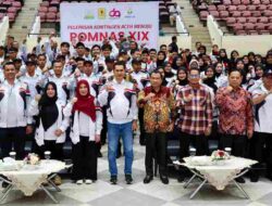 Lepas Kontingen BAPOMI ke Pomnas XIX, Sekda M Nasir: Harapan Kita Aceh Masuk 10 Besar