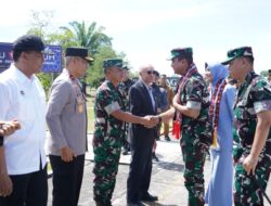 Pangdam IM dan Forkopimda Aceh Sambut Kasau di Lanud SIM