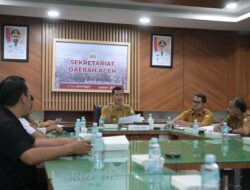 Sekda Aceh Pimpin Rapat Tindak Lanjut Pengelolaan 1630 Sumur Minyak Masyarakat