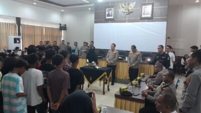 30 Remaja Geng Motor Dibubarkan, Kapolresta Banda Aceh Ingatkan Ancaman Catatan Kriminal