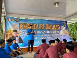 KNPI Nagan Raya Gelar Maulid Nabi di Dayah Istiqamatuddin Hayatus Surur