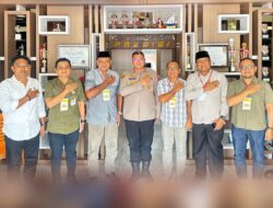 Kapolres Nagan Raya Terima Kunjungan Silaturahmi Komisioner KIP