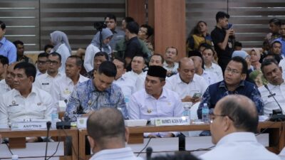 Hadiri Rapat Konsolidasi di Kantor Gubernur, Bupati Syech Muharram: 602 KDMP di Aceh Besar Siap Beroperasi