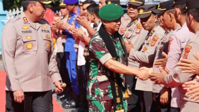 Perkuat Kolaborasi TNI-Polri, Kapolres Aceh Barat Sambut Kunjungan Dandim 0105/Abar