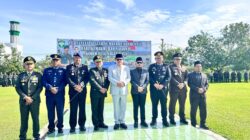 Kapolres Nagan Raya Hadiri Upacara dan Syukuran Dirgahayu ke-80 TNI di Makodim 0116/Nagan Raya