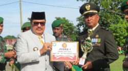 Bupati TRK Hadiri Upacara Peringatan HUT ke-80 TNI di Makodim 0116/Nagan Raya
