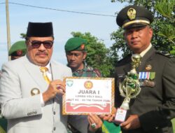 Bupati TRK Hadiri Upacara Peringatan HUT ke-80 TNI di Makodim 0116/Nagan Raya