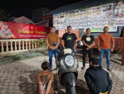 Polisi Ringkus Dua Pemuda Pelaku Pencurian Sepeda Motor di Peuniti