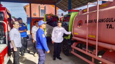 Wabup Syukri Tinjau Kesiapan Petugas Damkar BPBD Aceh Besar Pos Induk Sibreh