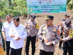Polres Sabang Bersama Pemerintah dan Masyarakat Gelar Penanaman Jagung Serentak Kuartal IV