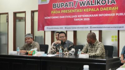 Hadir di Komisi Informasi Aceh, Wali Kota Sabang Paparkan Inovasi Keterbukaan Informasi Publik