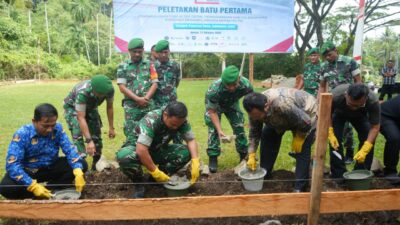 Wali Kota Sabang Letakkan Batu Pertama Pembangunan Koperasi Merah Putih di Cot Abeuk