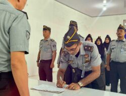 Teguhkan Integritas dan Profesionalitas, Lapas Meulaboh Tandatangani Komitmen Bersama