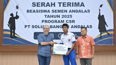 Wujudkan Impian untuk Masa Depan, 350 Pelajar Terima Beasiswa Semen Andalas 2025