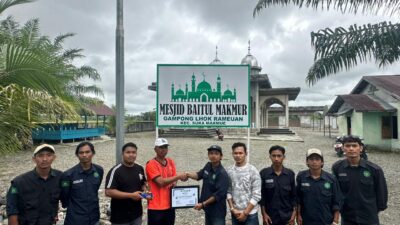 Mahasiswa dan Alumni Teknik Mesin UTU Gelar Baksos di Nagan Raya