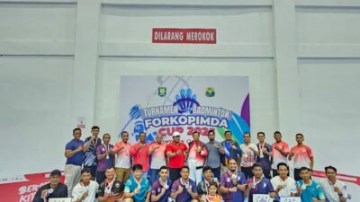 Turnamen Badminton Forkopimda Cup Resmi Ditutup, Sukses Pererat Silaturahmi Sabang