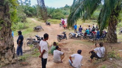 Kecewa dengan PT. Medco, Warga Bandar Baro Ambil Alih Sumur Minyak JR 50