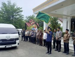 Walikota Langsa Lepas Keberangkatan Kafilah ke MTQ XXXVII Aceh di Pidie Jaya