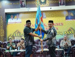 Target Masuk Lima Besar, Wabup Raja Sayang Lepas Kafilah Nagan Raya ke MTQ ke-37 di Pidie Jaya