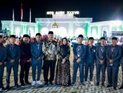 Hadiri Pembukaan MTQ ke-37 Aceh di Pidie Jaya, Bupati Armia Fahmi Semangati Kafilah Aceh Tamiang