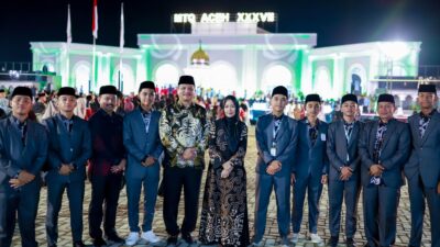 Hadiri Pembukaan MTQ ke-37 Aceh di Pidie Jaya, Bupati Armia Fahmi Semangati Kafilah Aceh Tamiang