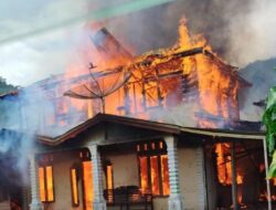 Lima Rumah Terbakar di Lawe Alas Aceh Tenggara, 19 Jiwa Kehilangan Tempat Tinggal