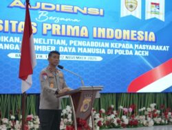 Kapolda Aceh Terima Audiensi Civitas Akademika UNPRI Medan