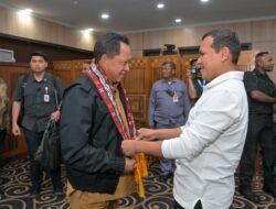 Wagub Aceh Sambut Kedatangan Mendagri Tito Karnavian di Bandara SIM