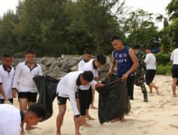 Guskamla Koarmada I Gelar Olahraga Rekreasi dan Bersih Pantai Ie Meulee Sabang