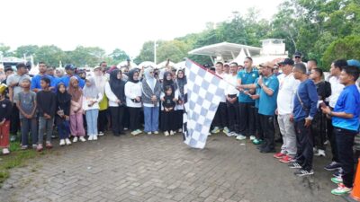 Ribuan Peserta Ramaikan Jalan Santai Keluarga HUT ke-69 Aceh Besar di Kota Jantho