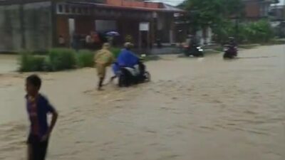 Curah Hujan Tinggi, Kecamatan Meukek Aceh Selatan Dilanda Banjir