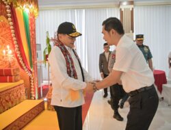 Sekda Aceh Sambut Kedatangan Menko Polhukam di Bandara SIM